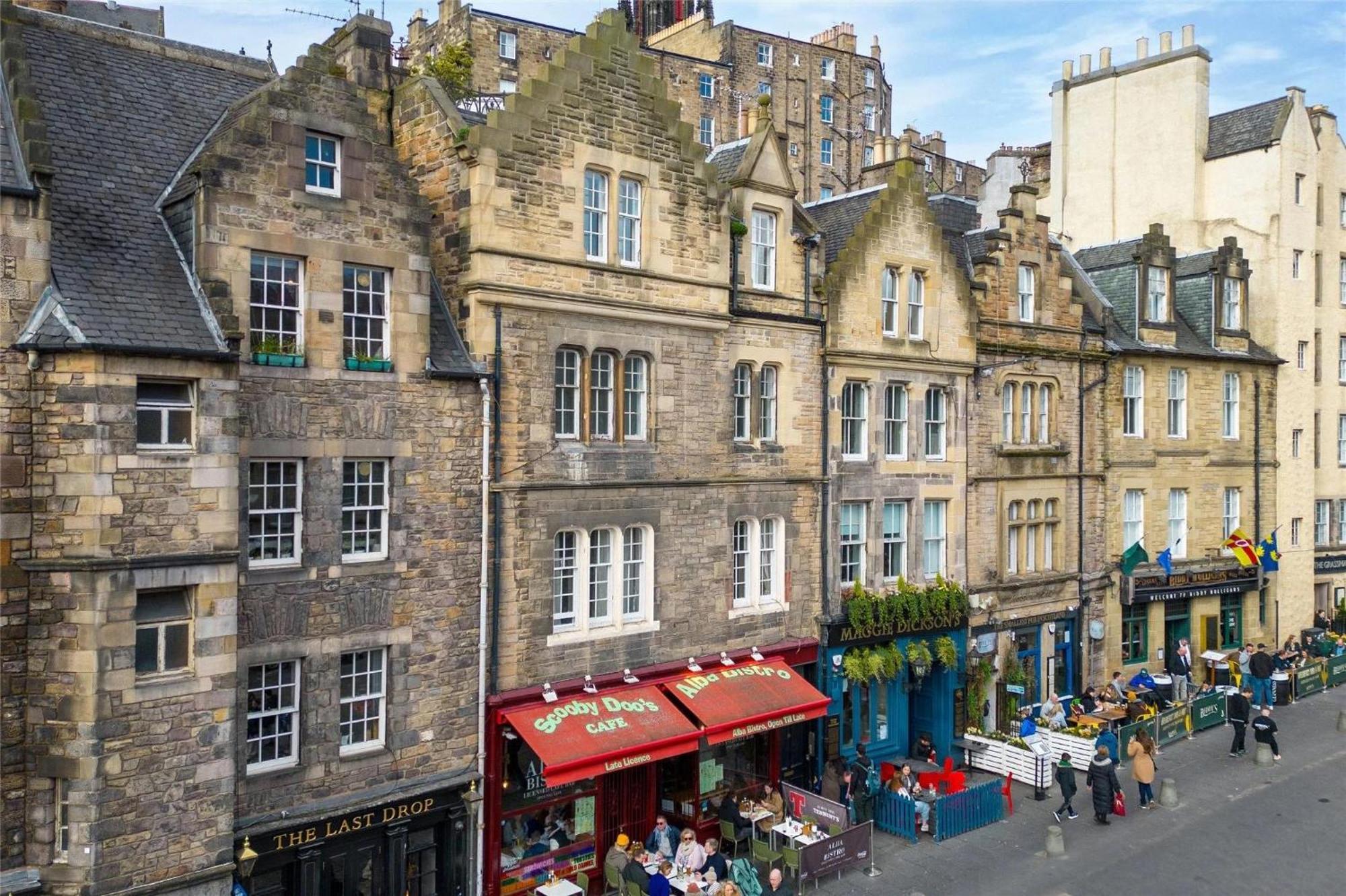 Bright Old Town City Centre Apartment Edinburgh Bagian luar foto